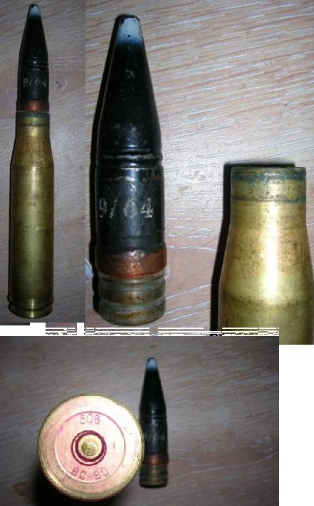 RUSSIAN 23MM MIG ROUND LONG CASE SHELL